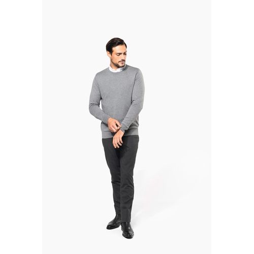 Pull Supima® col rond homme - 4