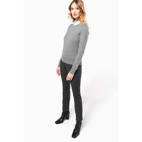 Pull Supima® col rond  femme - 5