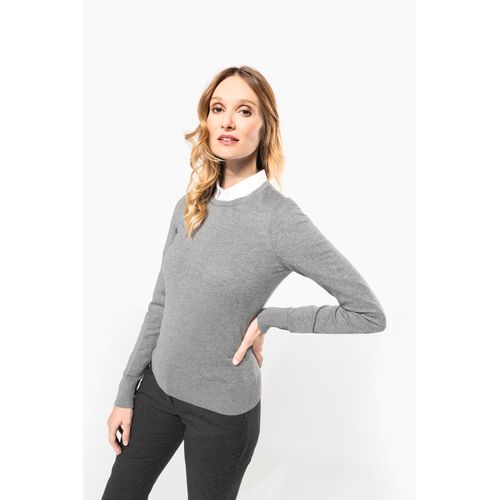 Pull Supima® col rond  femme - 3
