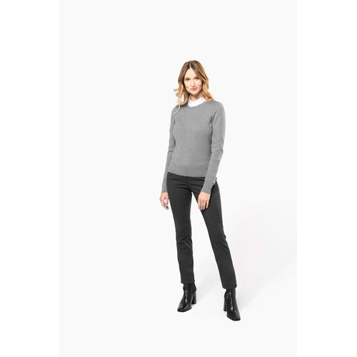 Pull Supima® col rond  femme - 4