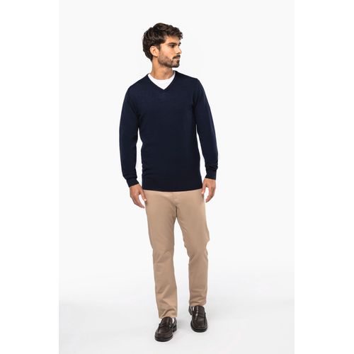 Pull Mérinos col V homme thumbnail 4