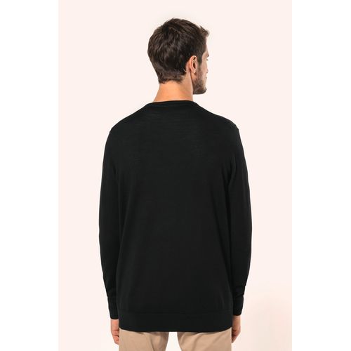 Pull Mérinos col V homme - 2