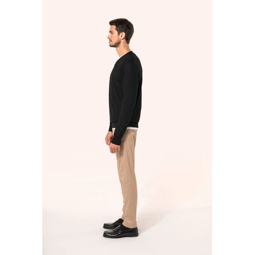 Pull Mérinos col V homme - 3