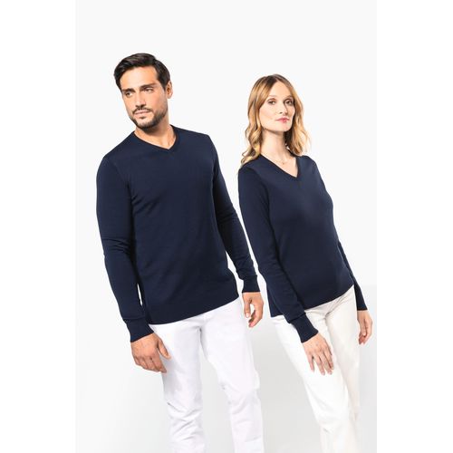 Pull Mérinos col V homme - 10