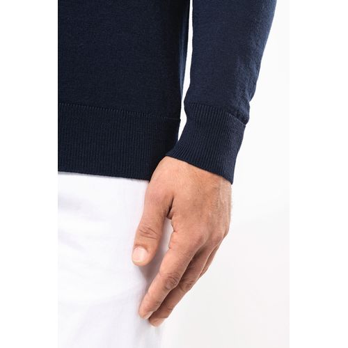 Pull Mérinos col V homme - 8