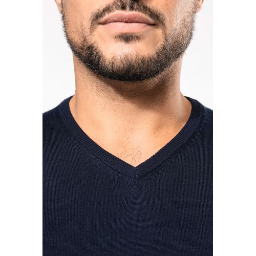 Pull Mérinos col V homme - 6