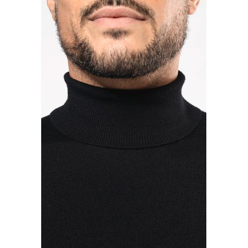 Pull Mérinos col roulé homme - 10