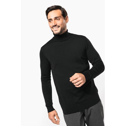 Pull Mérinos col roulé homme - 3
