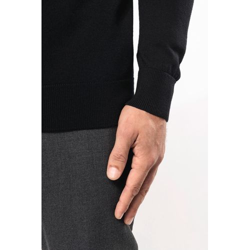 Pull Mérinos col roulé homme - 11