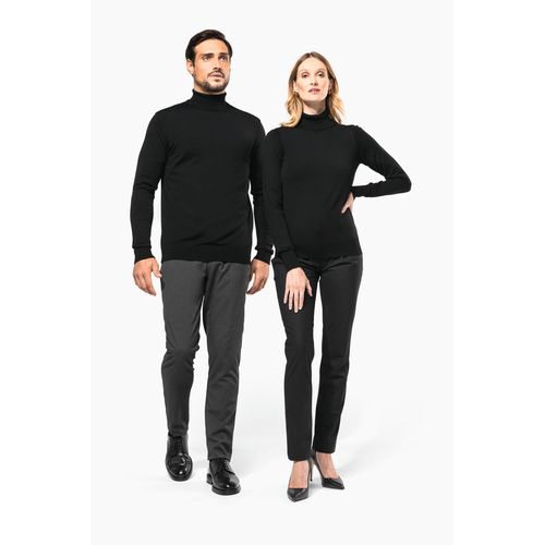 Pull Mérinos col roulé homme - 8