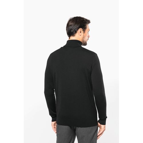 Pull Mérinos col roulé homme - 2