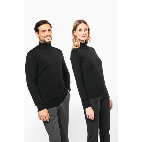 Pull Mérinos col roulé femme - 7