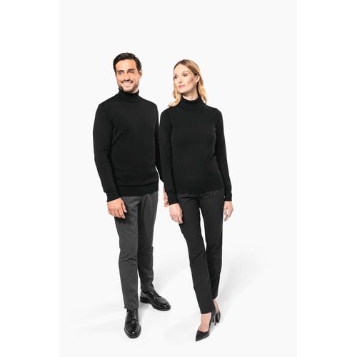 Pull Mérinos col roulé femme - 9