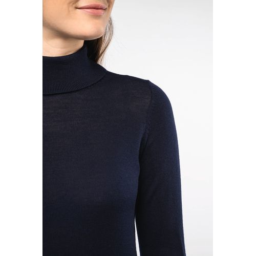 Pull Mérinos col roulé femme thumbnail 6