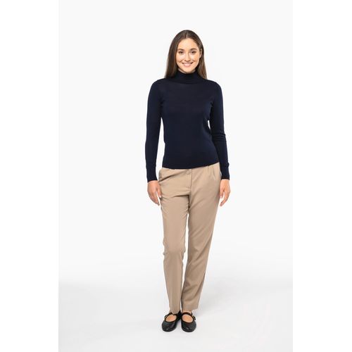 Pull Mérinos col roulé femme thumbnail 4
