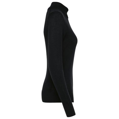 Pull Mérinos col roulé femme - 13