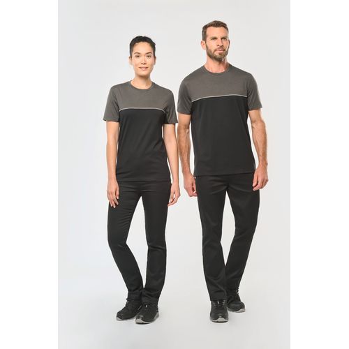 T-shirt bicolore écoresponsable manches courtes unisexe - 9