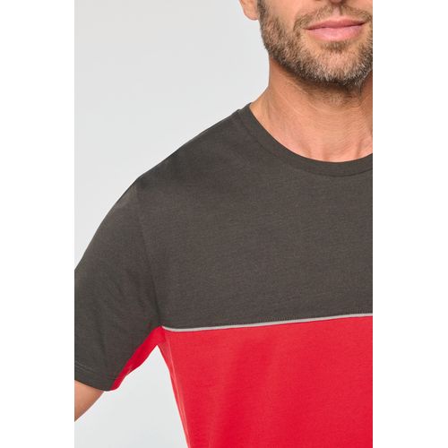 T-shirt bicolore écoresponsable manches courtes unisexe - 5