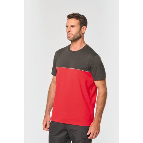 T-shirt bicolore écoresponsable manches courtes unisexe - 2