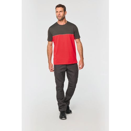 T-shirt bicolore écoresponsable manches courtes unisexe - 4