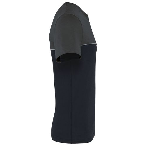 T-shirt bicolore écoresponsable manches courtes unisexe - 16