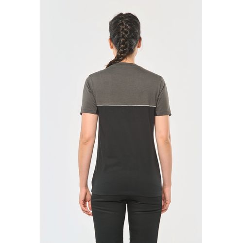 T-shirt bicolore écoresponsable manches courtes unisexe - 13