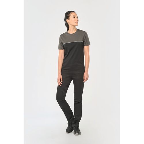 T-shirt bicolore écoresponsable manches courtes unisexe - 12
