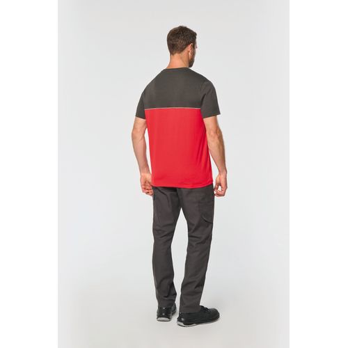 T-shirt bicolore écoresponsable manches courtes unisexe - 3