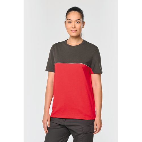 T-shirt bicolore écoresponsable manches courtes unisexe - 6