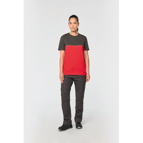 T-shirt bicolore écoresponsable manches courtes unisexe - 8