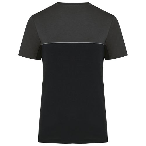 T-shirt bicolore écoresponsable manches courtes unisexe - 15