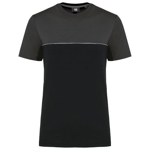 T-shirt bicolore écoresponsable manches courtes unisexe - 15