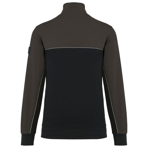 Sweat-shirt écoresponsable col zippé unisexe - 15