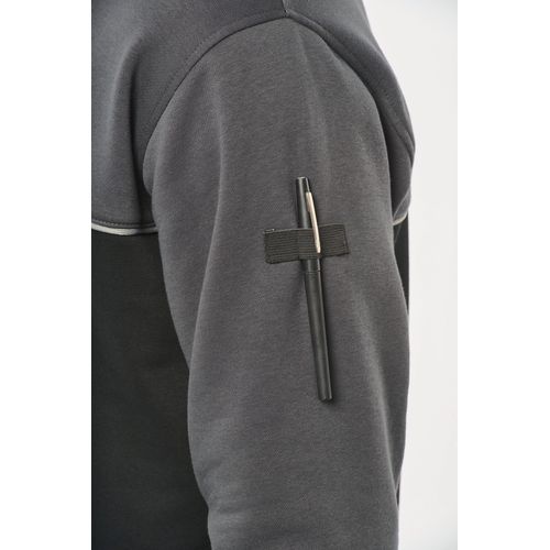 Sweat-shirt écoresponsable col zippé unisexe - 10