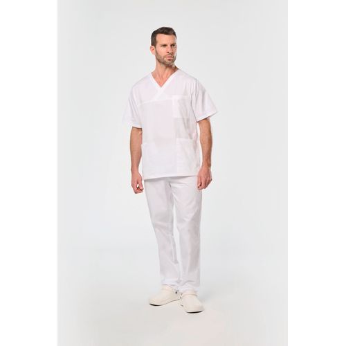 Tunique coton manches courtes unisexe - 4