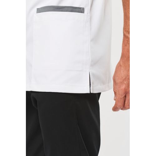Blouse polycoton avec boutons-pression homme