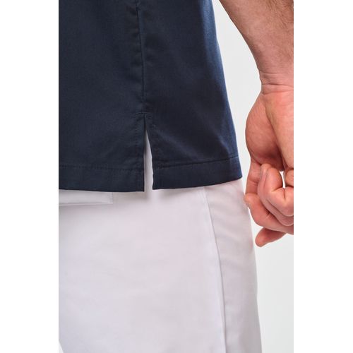 Blouse polycoton avec boutons-pression homme