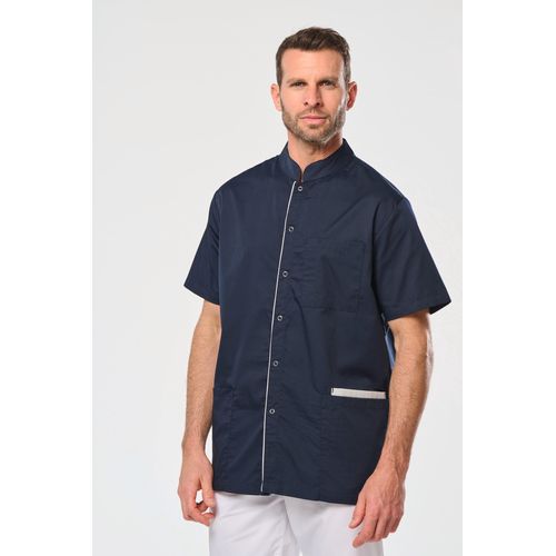 Blouse polycoton avec boutons-pression homme - 1