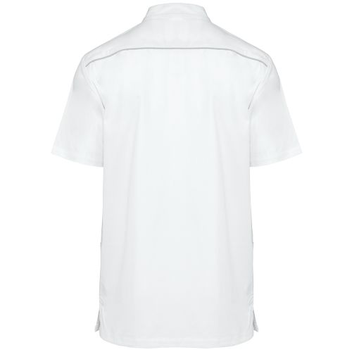 Blouse polycoton avec boutons-pression homme