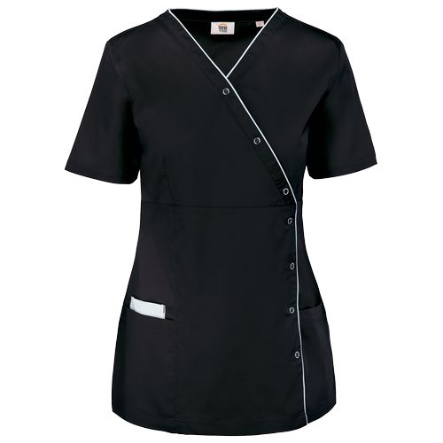 Blouse polycoton avec boutons-pression femme thumbnail 9