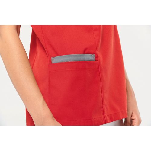 Blouse polycoton avec boutons-pression femme - 10