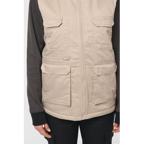 Gilet polycoton multipoches rembourré unisexe - 16
