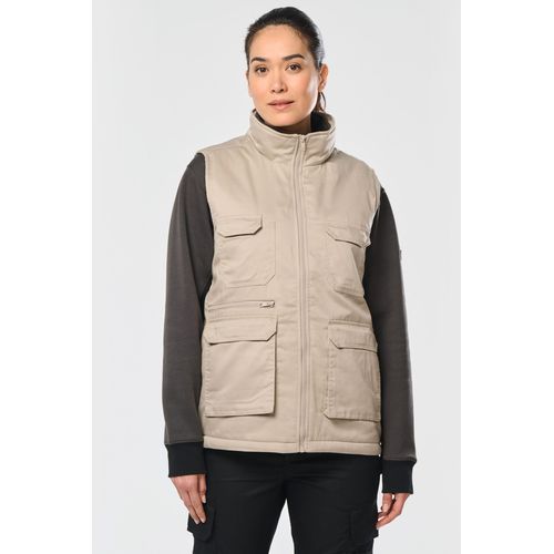Gilet polycoton multipoches rembourré unisexe - 10