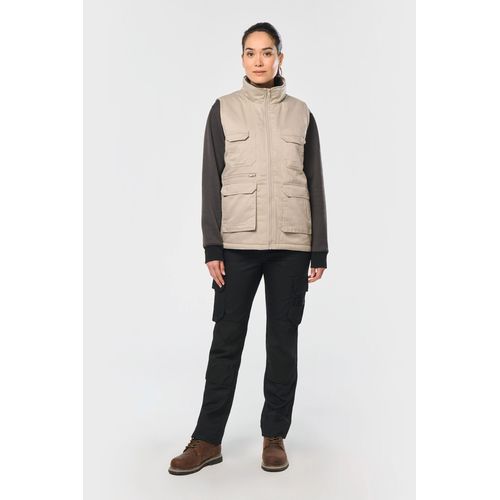 Gilet polycoton multipoches rembourré unisexe - 12