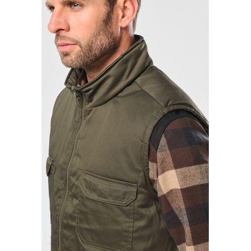 Gilet polycoton multipoches rembourré unisexe - 9