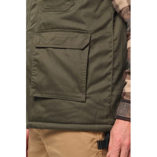 Gilet polycoton multipoches rembourré unisexe - 6