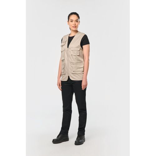 Gilet polycoton multipoches doublé unisexe thumbnail 14