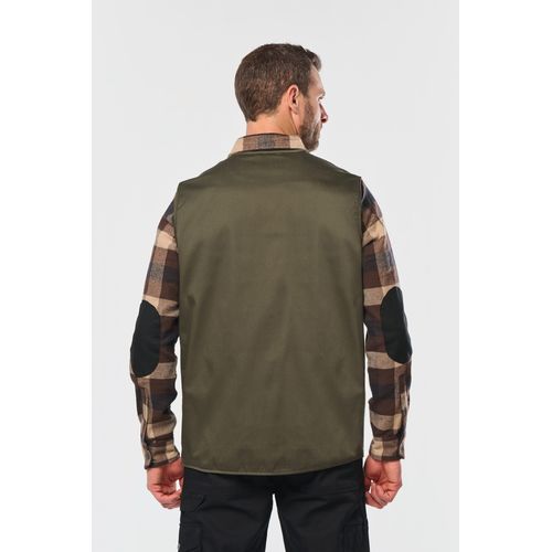 Gilet polycoton multipoches doublé unisexe - 10