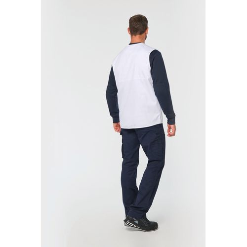 Gilet polycoton multipoches doublé unisexe - 3