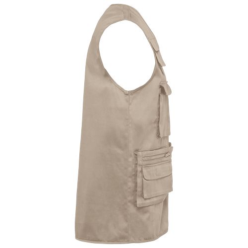 Gilet polycoton multipoches doublé unisexe - 21